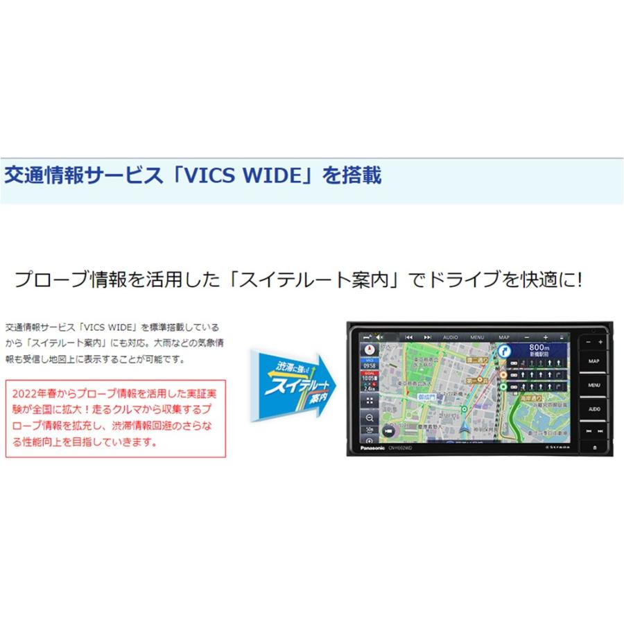 Panasonic パナソニック CN-HE02D ストラーダ カーナビ 7V型 HD
