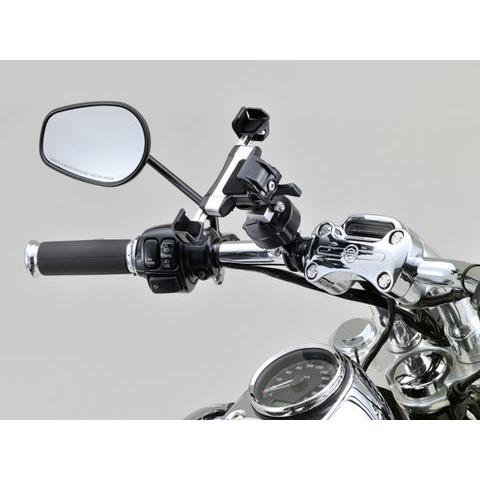 デイトナ 17232 バイク用 スマートフォンホルダー 3爪仕様 : アット