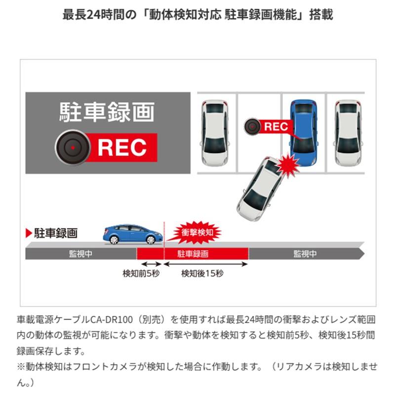 JVCケンウッド（JVC KENWOOD） DRV-G50W ドライブレコーダー 360度
