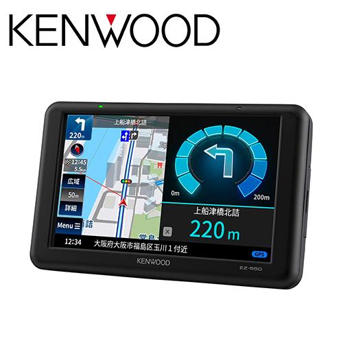 KENWOOD ケンウッド EZ-550 5型ワンセグTVチューナー/SD対応ポータブルナビゲーション WVGAパネル microSD/microSDHC対応 {EZ-550[905]}｜a-max