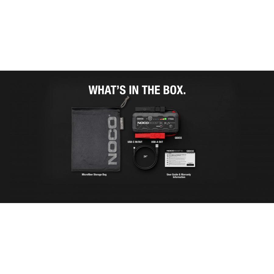 NOCO（ノコ） NOCO BOOST X GBX55 UltraSafe Lithium Jump Starter