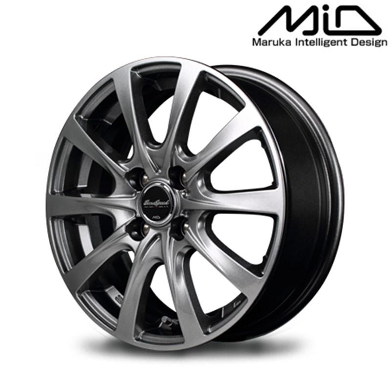 ユーロスピード 12×4J+42　PCD100/4H４本12インチ マルカサービス MID アルミホイール1本 ユーロスピード EUROSPEED F10