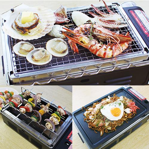 NICHINEN ニチネン 焼きまへんか2 KC-112  炉端風コンロ ホットプレート付き テーブル バーベキューコンロ ジュージュー 0000313 | ニチネン | 02