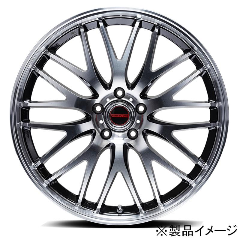 MID マルカサービス アルミホイール1本 VERTEC ONE EXE10 V Selection 20インチ リム幅8.5 inset+38 5H PCD114.3 ブラック/ミラーカット_4