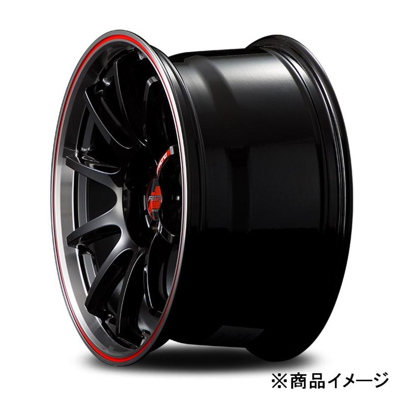 MID マルカサービス アルミホイール1本 RMP Racing R10 18インチ リム幅9.5J inset+22 5H PCD114.3 レーシングチタンシルバー/リムポリッシュの画像