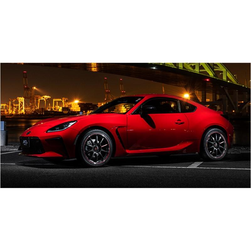 MID マルカサービス アルミホイール1本 RMP Racing R10 18インチ リム幅9.5J inset+22 5H PCD114.3 レーシングチタンシルバー/リムポリッシュの画像