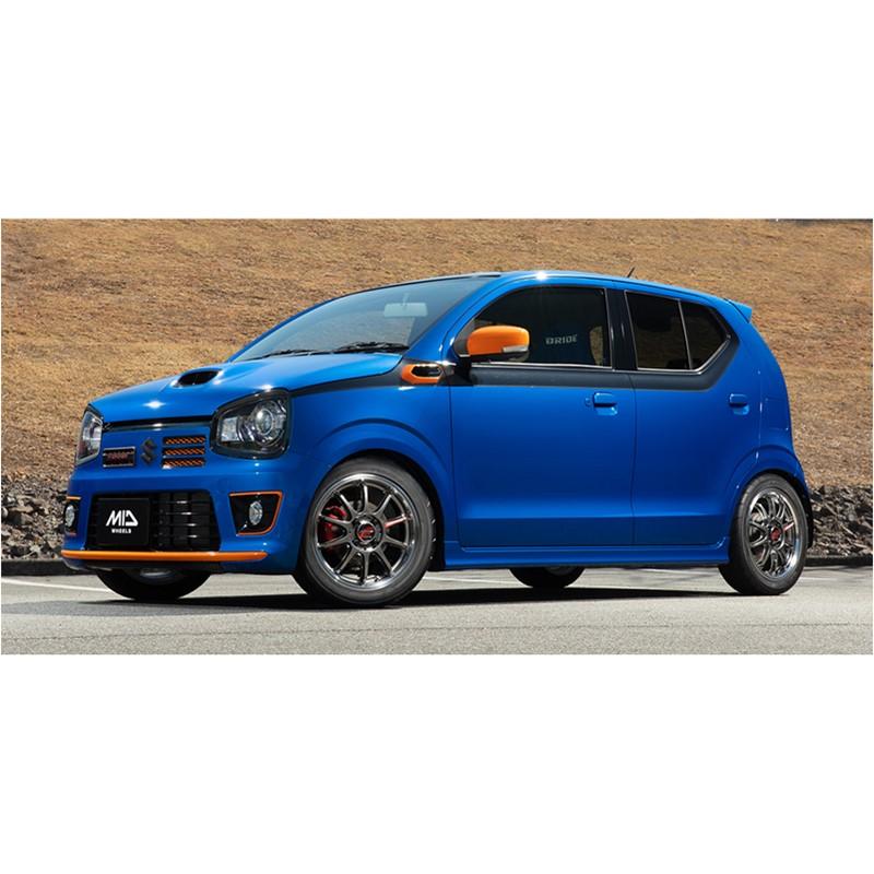 MID マルカサービス アルミホイール1本 RMP Racing R10 18インチ リム幅9.5J inset+22 5H PCD114.3 レーシングチタンシルバー/リムポリッシュの画像