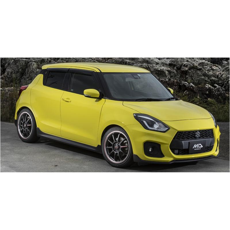 MID マルカサービス アルミホイール1本 RMP Racing R10 18インチ リム幅9.5J inset+22 5H PCD114.3 レーシングチタンシルバー/リムポリッシュの画像