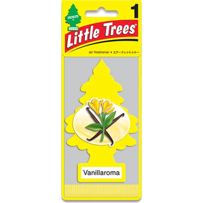 Little Trees air freshener リトルツリー エアーフレッシュナー LT002 Vanillaroma ヴァニラロマ 1P パック | Little Trees