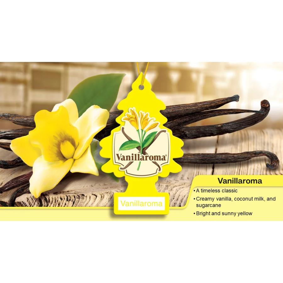 Little Trees air freshener リトルツリー エアーフレッシュナー LT002 Vanillaroma ヴァニラロマ 1P パック | Little Trees | 01