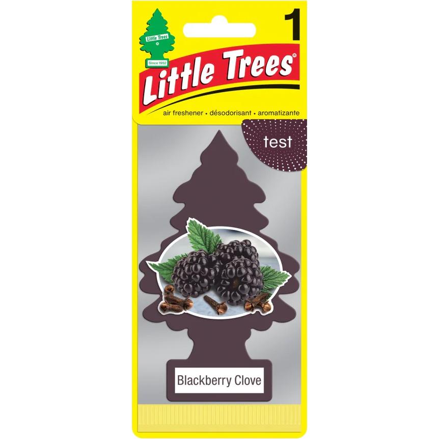 Little Trees air freshener リトルツリー エアーフレッシュナー LT008 Blackberry Clove ブラックベリークローブ 1P パック | Little Trees