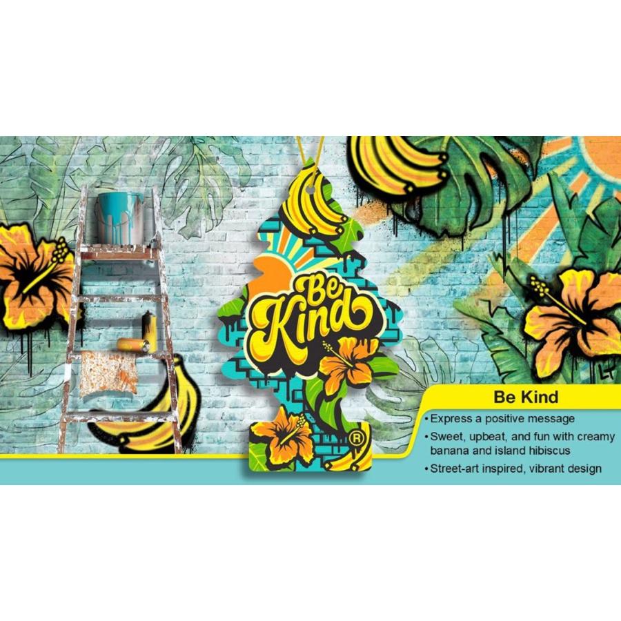 Little Trees air freshener リトルツリー エアーフレッシュナー LT041 Be Kind ビーカインド 1P パック | Little Trees | 01