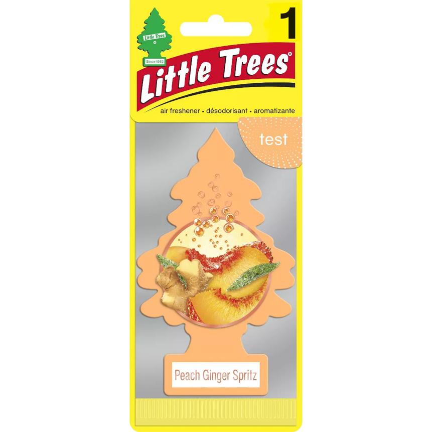 Little Trees air freshener リトルツリー エアーフレッシュナー LT042 Peach Ginger Sprits ピーチジンジャー スプリッツ 1P パック | Little Trees