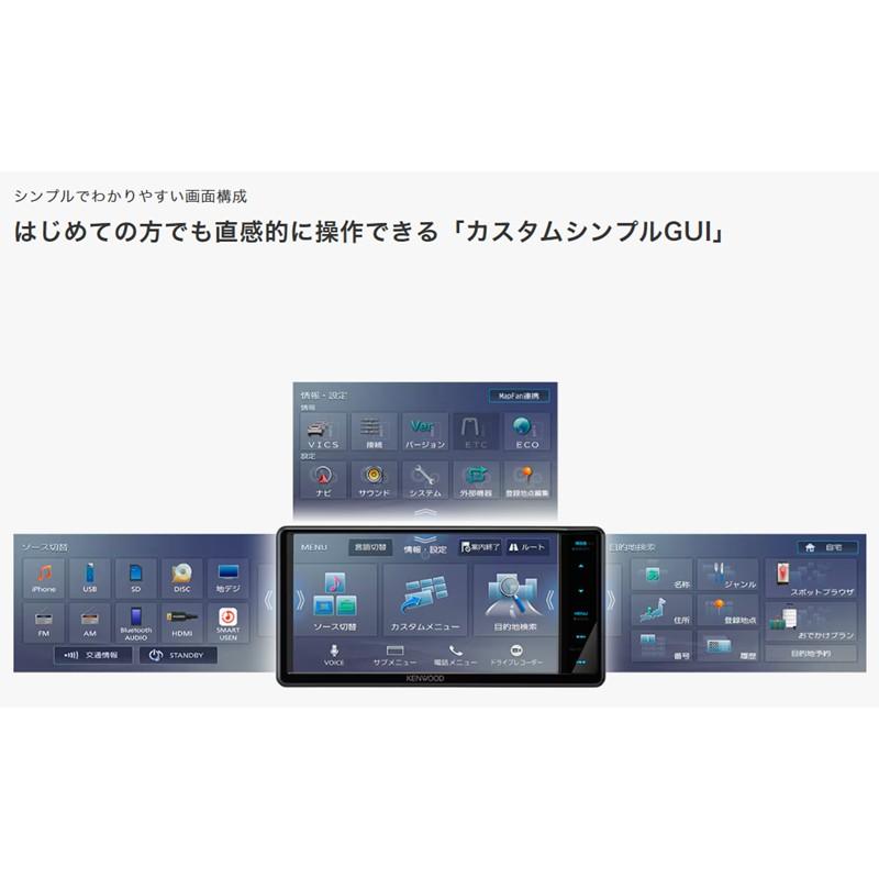 Panasonic（パナソニック） KENWOOD ケンウッド 彩速ナビ タイプD