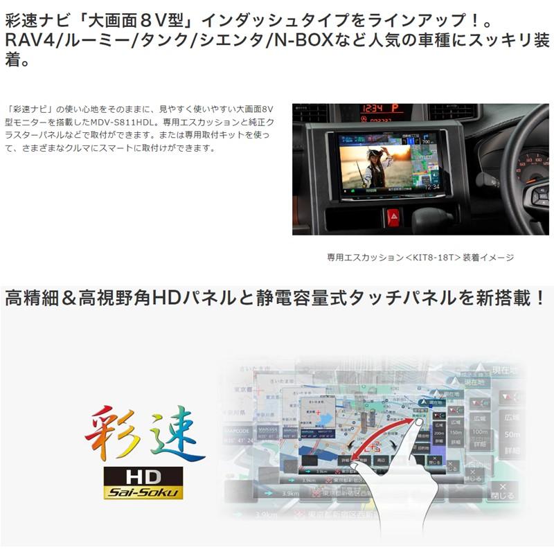 JVCケンウッド KENWOOD ケンウッド MDV-S811HDL 彩速ナビ AV JVCケンウッド KENWOOD ケンウッド MDV-S811HDL 彩速ナビ AV