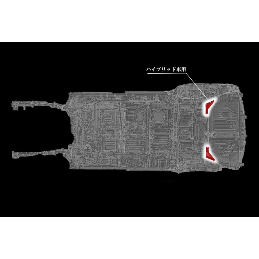 ノア、ヴォクシー、エスクァイアTRDメンバーブレース中古 TRD エスクァイア,ヴォクシー,ノア ガソリン車 ブレースセット MS300