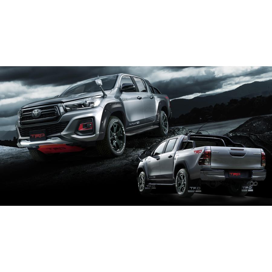 TRD マッドフラップ MS328-0K002 ブラック ハイラックス GUN125