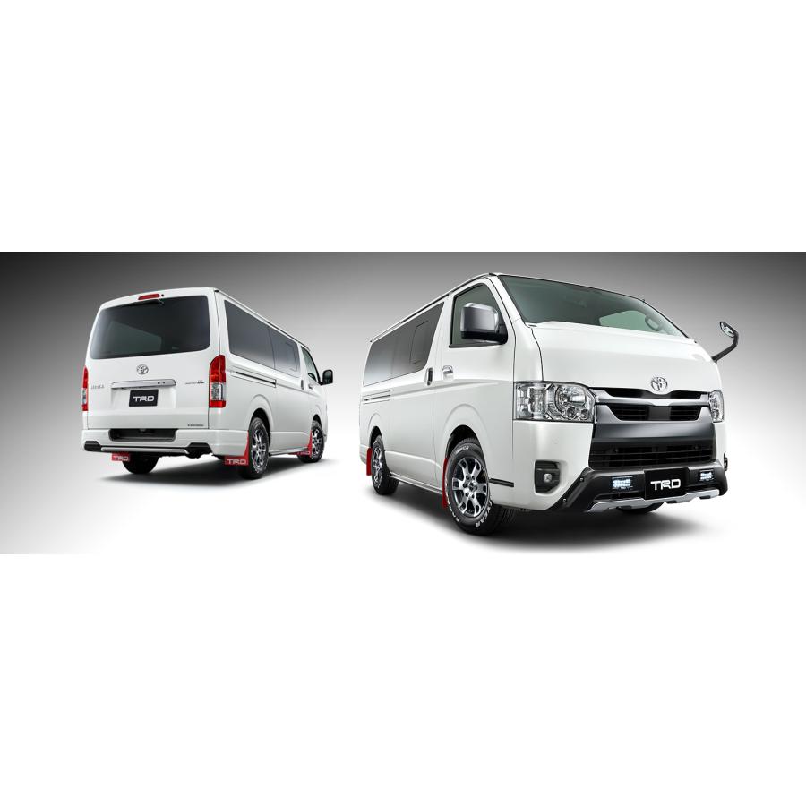 TRD マッドフラップ MS328-26002 ブラック ハイエース 2##系 TRD マッドフラップ MS328-26002 ブラック ハイエース 2##系