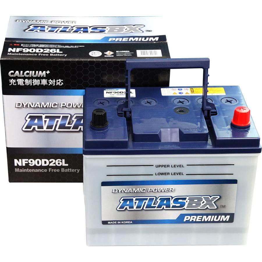 ATLASBX MF90D26L メンテナンスフリーバッテリー 【公式通販】