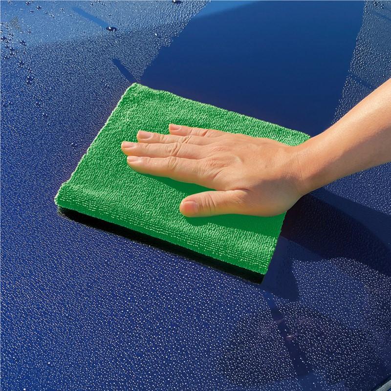 Pro Staff プロスタッフ モンスター スパイラルクロス グリーン P201 マイクロファイバーロールクロス | ソフト99 | 02