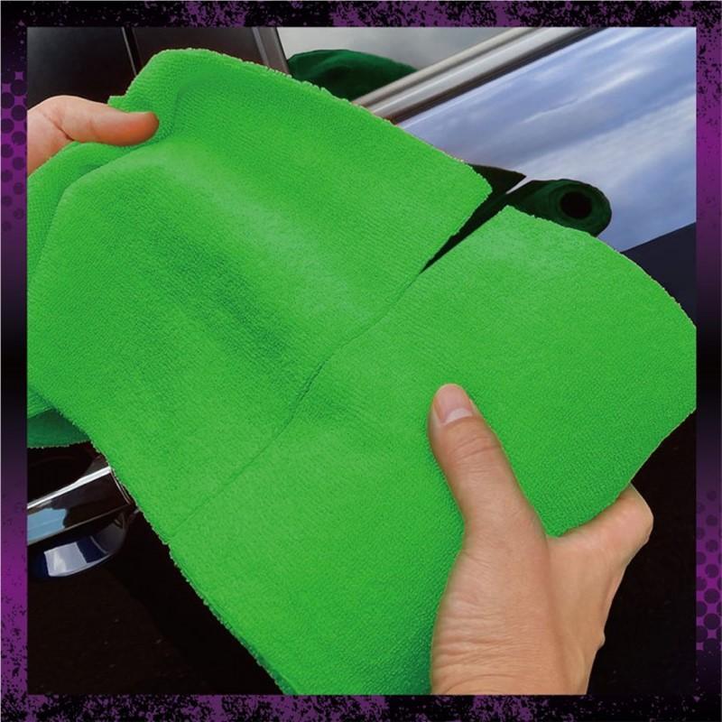 Pro Staff プロスタッフ モンスター スパイラルクロス グリーン P201 マイクロファイバーロールクロス | ソフト99 | 03