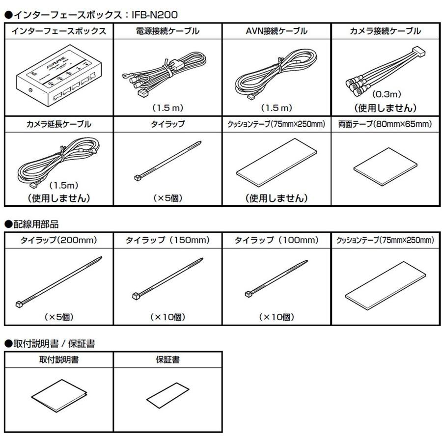 ALPINE（アルパイン） PKG-SF25N-HI-W 3カメラセーフティーパッケージ