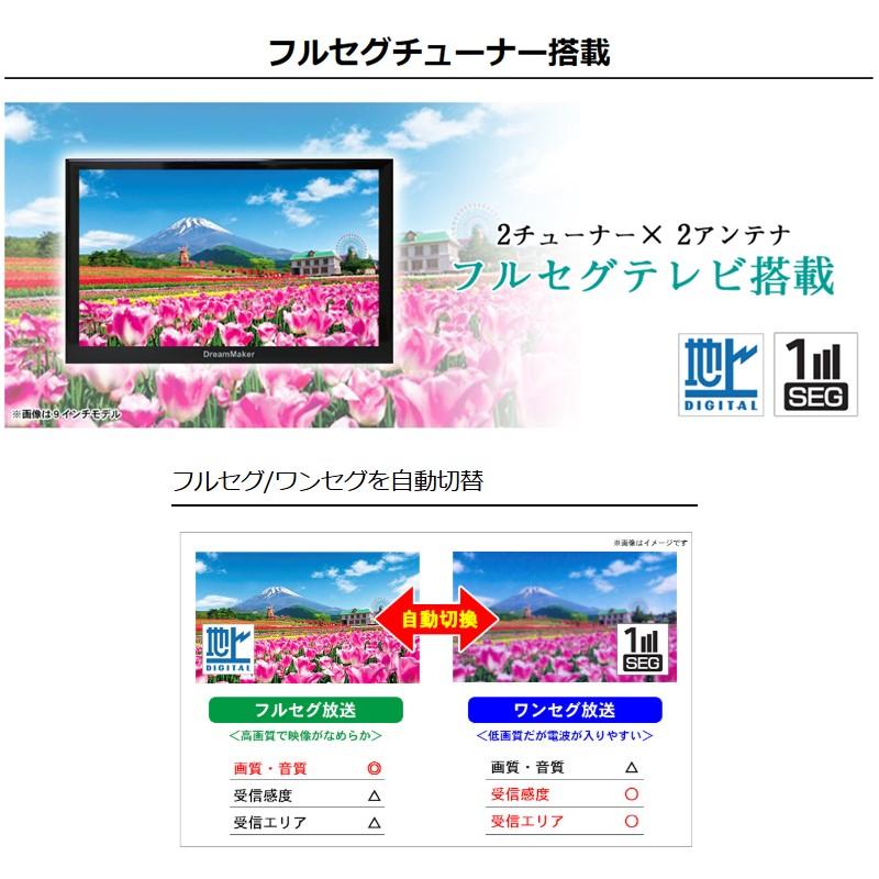 展示保証付 9インチフルセグテレビ搭載モデル PN0907A PN0907Aポータブルナビゲーション製品紹介 | DreamMaker