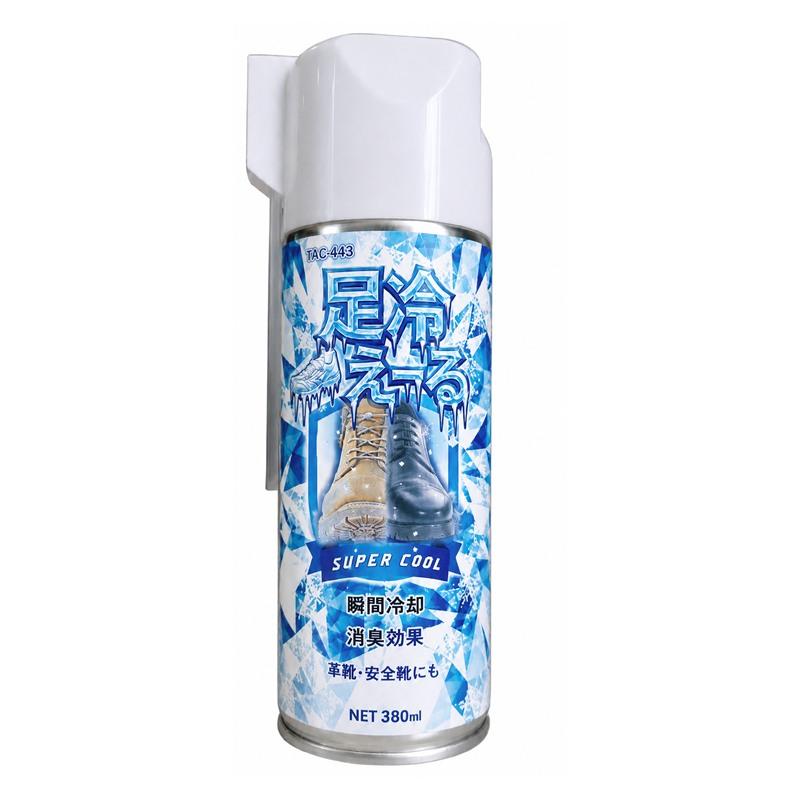 TOYO 足冷えーる 380ml TAC-443 シューズ用 冷却 消臭スプレー 植物
