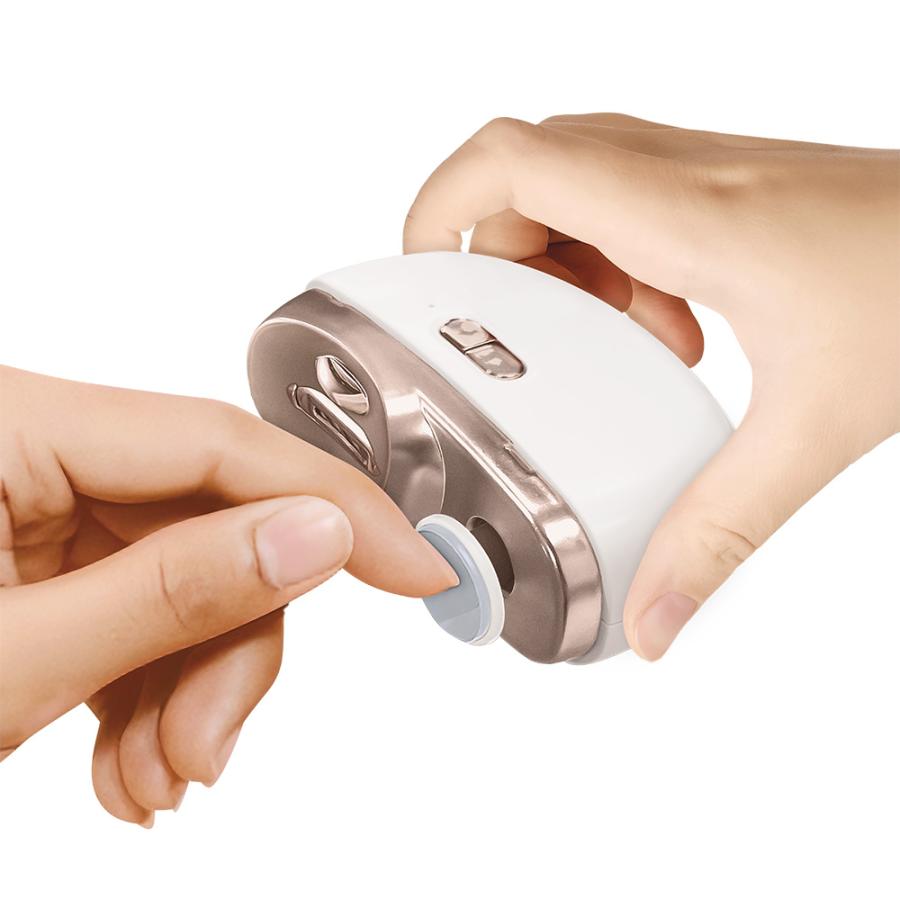 東亜産業 LUNAILS 電動爪切り ホワイト TOA-DDNC-001 USB充電 東亜産業 LUNAILS 電動爪切り ホワイト TOA-DDNC-001 USB充電