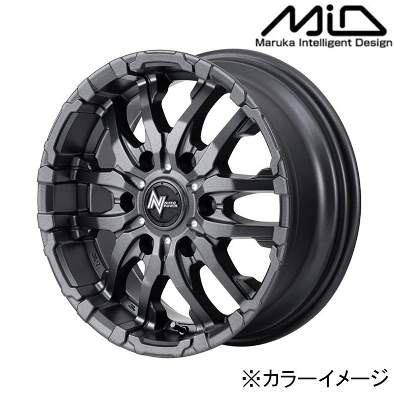 NITRO POWERアルミホイール マルカサービス MID アルミホイール1本 ナイトロパワー NITRO POWER