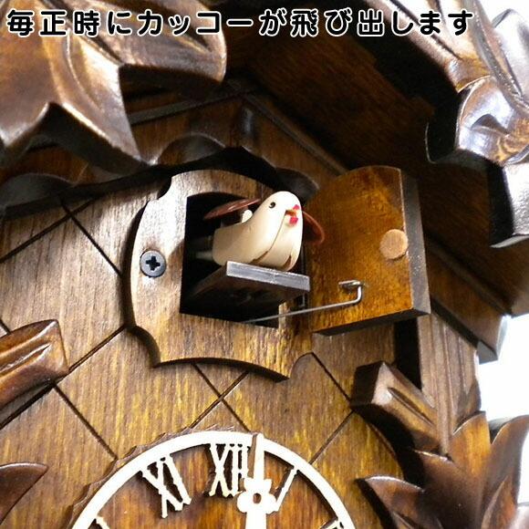 オルゴール 鳩時計 スイス時計 カッコー時計 からくり 水車 木製