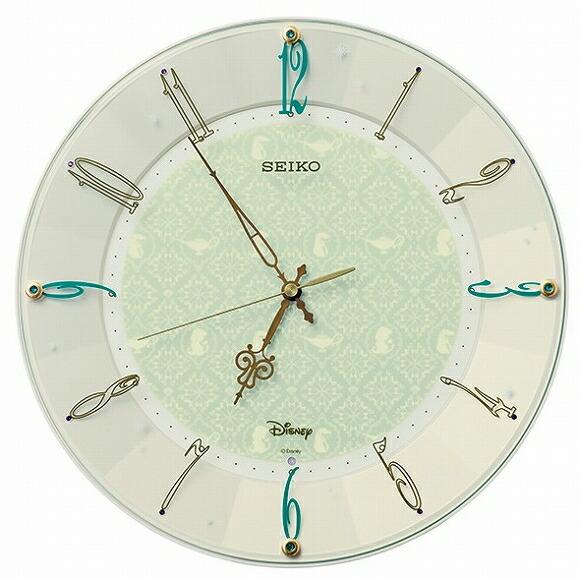 新作商品 電波時計 掛け時計 SEIKO セイコー キャラクター時計 FS512C アナログ スイープ秒針 アラジン ディズニー 掛け時計、壁掛け時計
