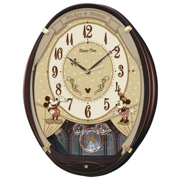偉大な FW579B 電波時計 壁掛け ディズニー 掛け時計 キャラクター時計 SEIKO セイコー アナログ スイープ メロディ ミッキー＆フレンズ ミニー ミッキー ディズニー 掛け時計、壁掛け時計