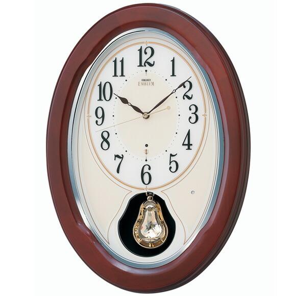 24）訳あり品　セイコー　 高級エンブレム 電波掛け時計 204）訳あり品 セイコー高級エンブレム 電波掛け時計