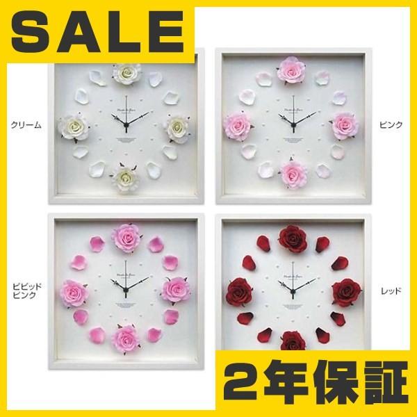 おしゃれな掛時計 掛け時計 壁掛け時計 花の掛時計 バラ Crc5012 インテリア 造花時計 姫系 Sw Crc5012 掛け時計 Clock World 通販 Yahoo ショッピング
