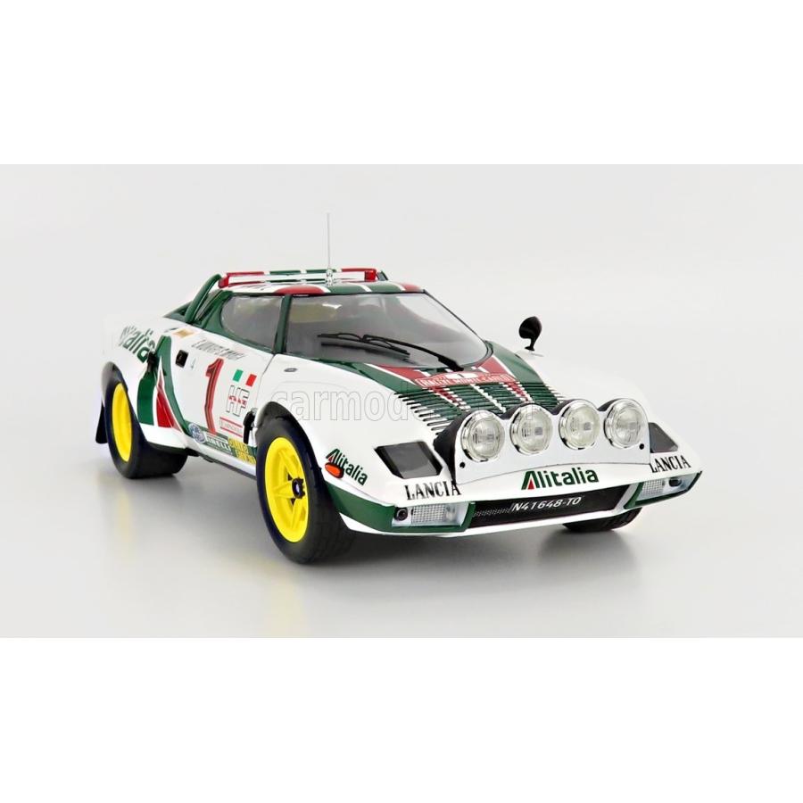 ミニカー 1/18 ランチア ストラトス HF 京商 KYOSHO 1/18 LANCIA STRATOS HF ALITALIA (night version) WHITE GREEN 08130A 1/18 HF WHITE GREEN 08130A