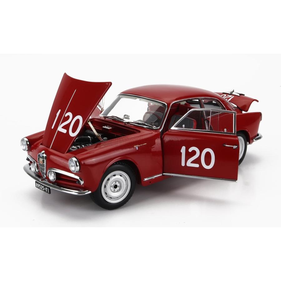 【24時間以内発送】 ミニカー 1/18 アルファロメオ ジュリエッタ SV 京商 KYOSHO 1/18 ALFA ROMEO GIULIETTA SV SPRINT VELOCE 1956 RED 08957A 【YWU8809984462】(30712円)