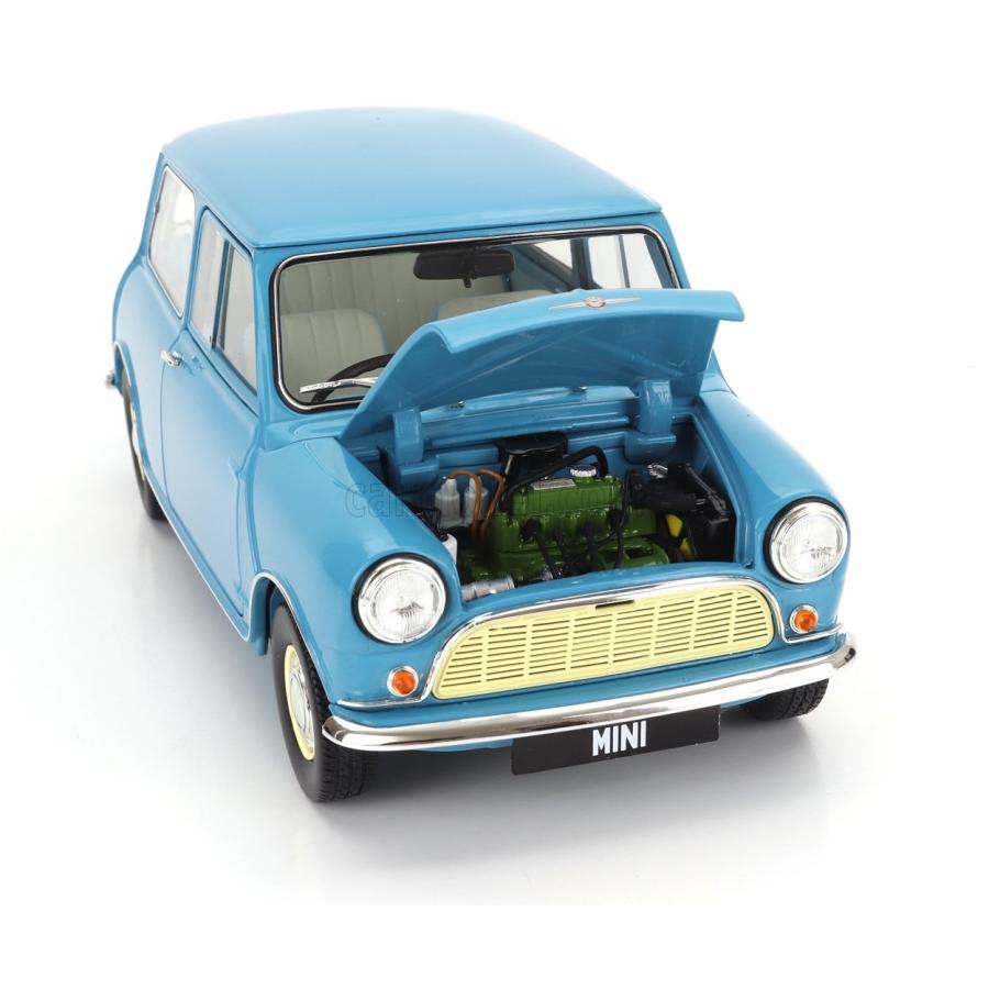 ミニカー 1/18 モリス ミニ マイナー 京商 KYOSHO 1/18 MORRIS MINI MINOR 1964 CLIPPER BLUE 08964BL｜a-mondo2｜07