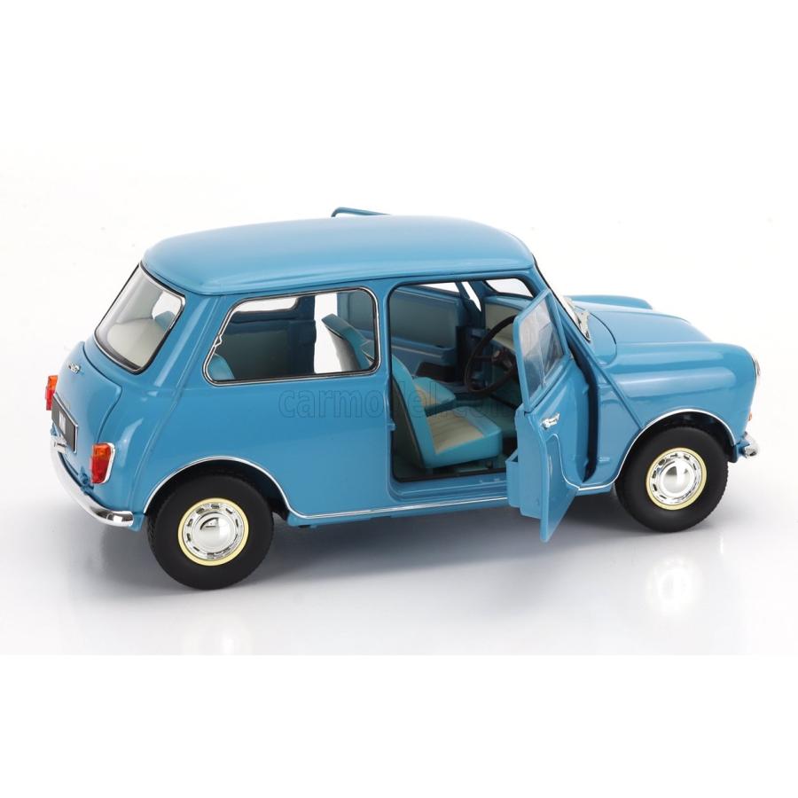 ミニカー 1/18 モリス ミニ マイナー 京商 KYOSHO 1/18 MORRIS MINI MINOR 1964 CLIPPER BLUE 08964BL｜a-mondo2｜09