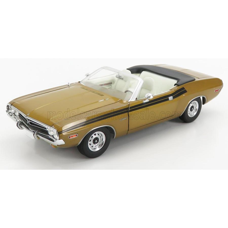 ミニカー アメ車 1 18 ダッジ チャレンジャー Greenlight 1 18 Dodge Challenger 340 Cabriolet 1971 The Mod Squad Gold Met Black ミニカーショップ ええもん堂 通販 Yahoo ショッピング