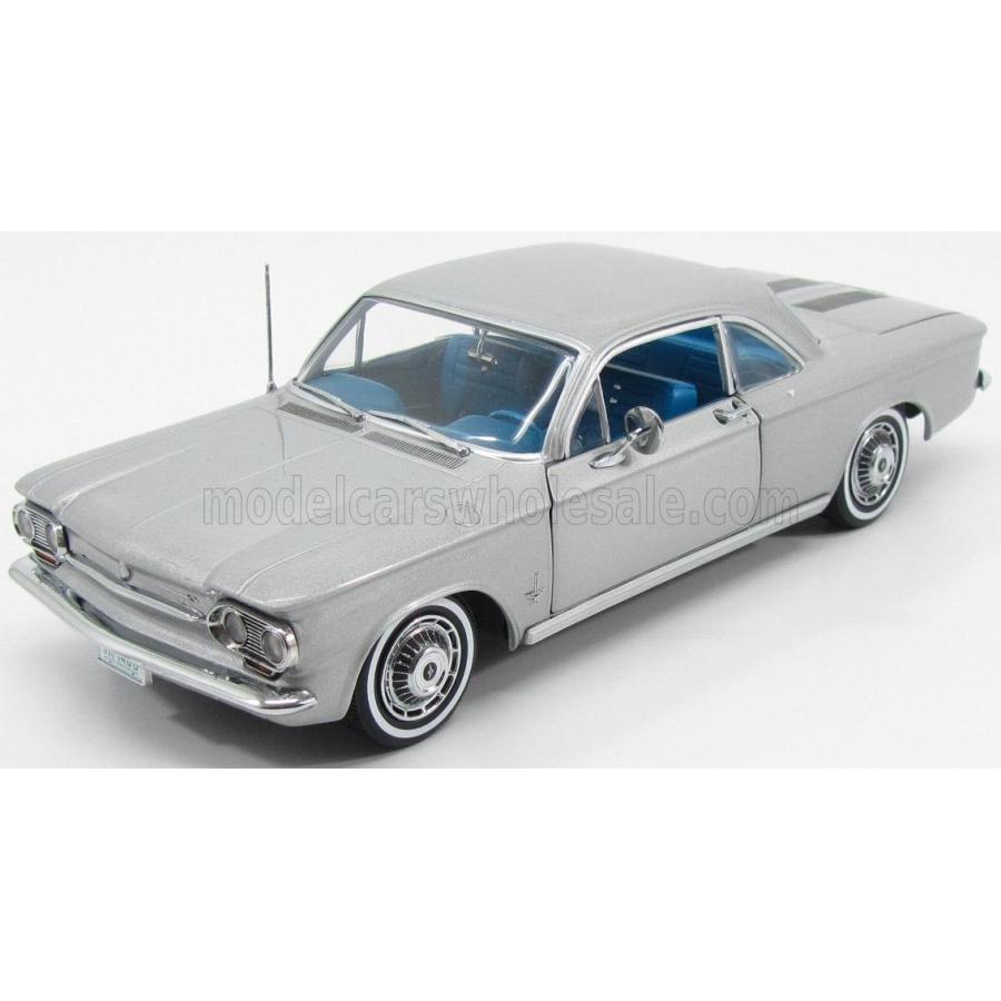 ミニカー アメ車 1 18 シボレー コルベア Sun Star Chevrolet Corvair Coupe 1963 Satin Silver 1486 ミニカーショップ ええもん堂 通販 Yahoo ショッピング