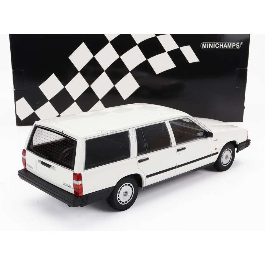 ミニカー 1/18 ボルボ 740GL ミニチャンプス MINICHAMPS 1/18 VOLVO 740GL SW STATION WAGON 1986 WHITE 155171772｜a-mondo2｜02