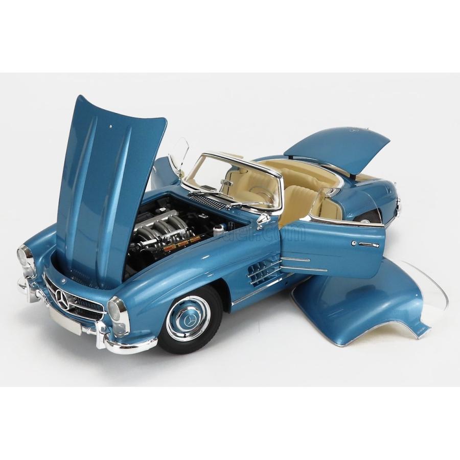 ★レア物 新品未開封 ミニカー 1/18 メルセデス ベンツ 300SL ミニチャンプス MINICHAMPS 1/18 MERCEDES BENZ 300SL ROADSTER (W198) CABRIOLET HARD-TOP 1958 BLUE MET 180039042 【XU7547805989】(26312円)