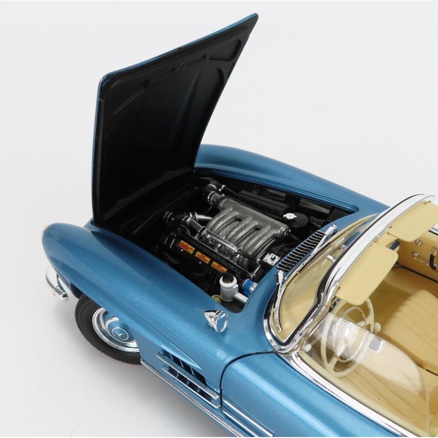 ★レア物 新品未開封 ミニカー 1/18 メルセデス ベンツ 300SL ミニチャンプス MINICHAMPS 1/18 MERCEDES BENZ 300SL ROADSTER (W198) CABRIOLET HARD-TOP 1958 BLUE MET 180039042 【XU7547805989】(26312円)