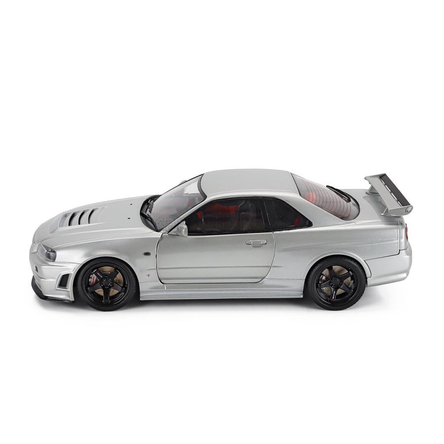 Z-tune R34 GT-R スカイライン 日産 1/18 ソリド 銀 1999 Silver Tune Z GT-R (R34) Skyline Nissan 1:18 SOLIDO] ミニカー