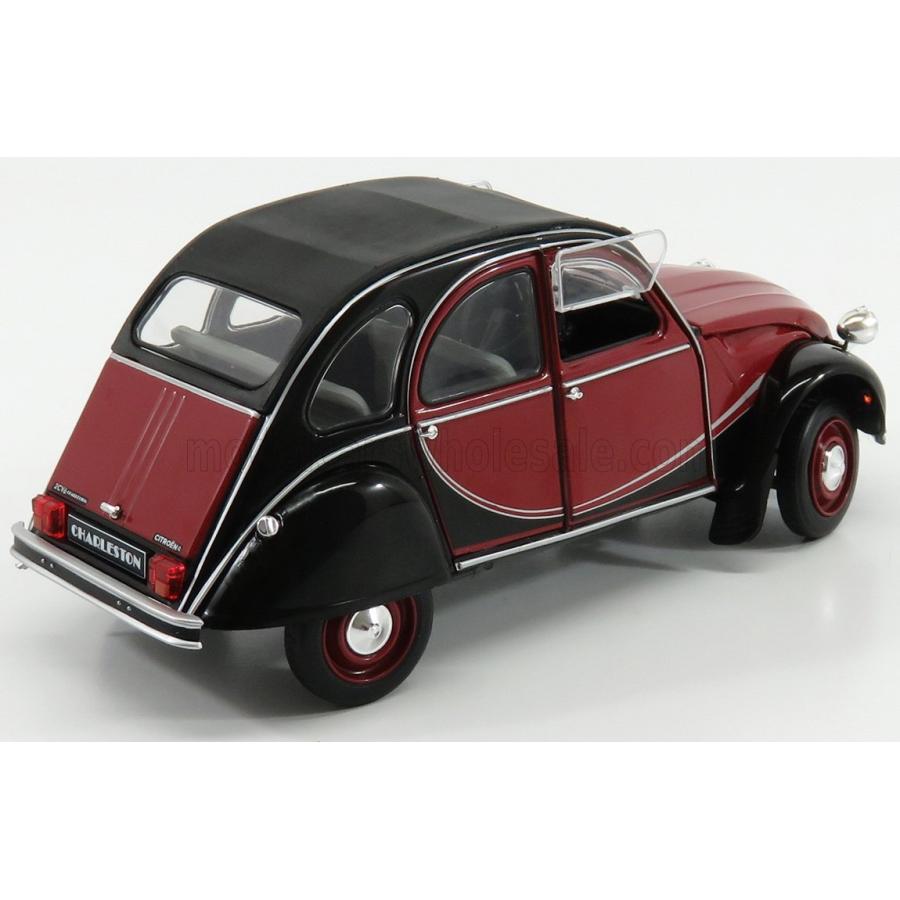 ミニカー 1/18 シトロエン 2CV SOLIDO 1/18 CITROEN 2CV CHARLESTON 1982 BLACK RED 1805013 1/18 2CV BLACK RED