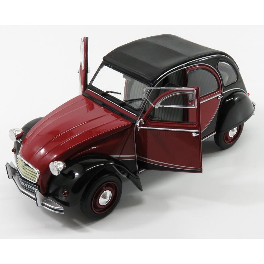 ミニカー 1/18 シトロエン 2CV SOLIDO 1/18 CITROEN 2CV CHARLESTON 1982 BLACK RED 1805013 1/18 2CV BLACK RED
