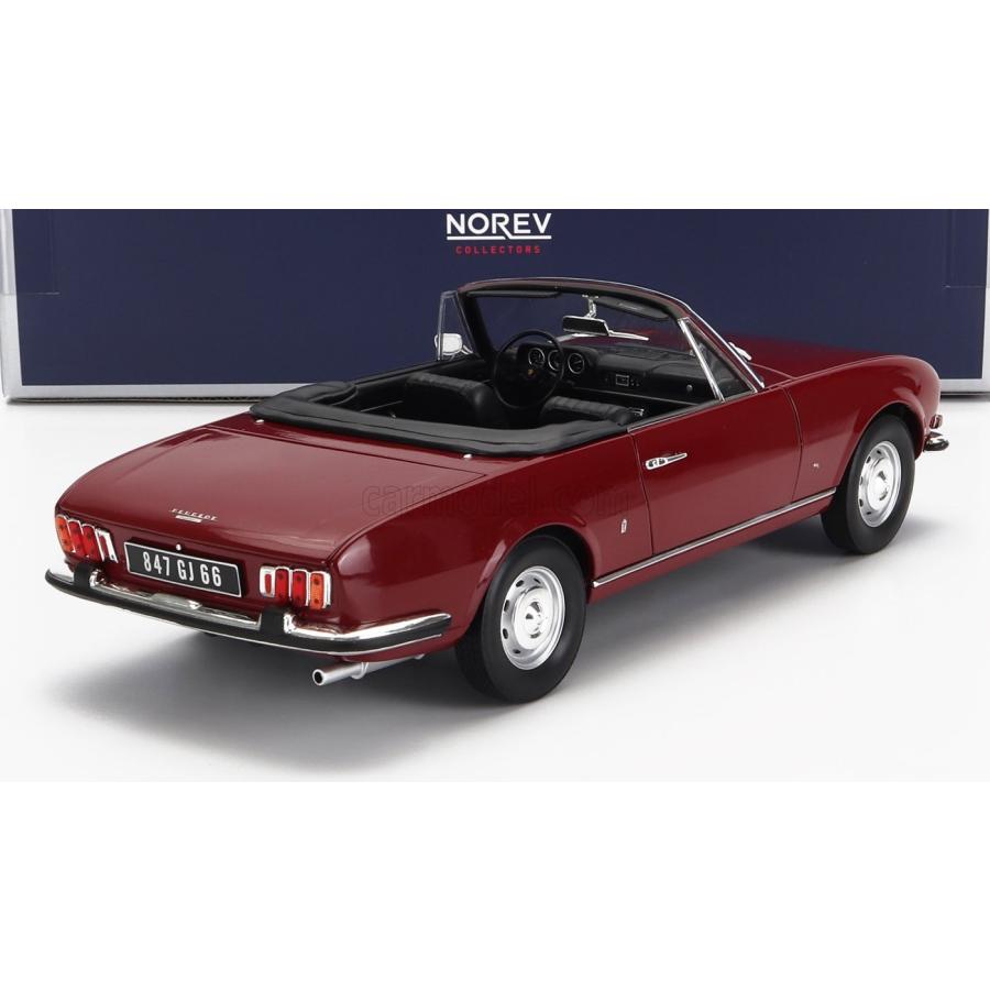 ミニカー 1/18 プジョー 504 ノレブ NOREV 1/18 PEUGEOT 504 CABRIOLET 1969 RED 184818｜a-mondo2｜02