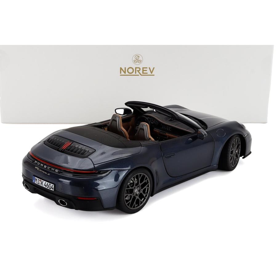 当時物　1/18 ミニカー　NOREV　ノレブ　ポルシェ911ターボ　カブリオレ ノレブ 1/18 ポルシェ 911 ターボ 3.3 1988 グレーブルーメタリック