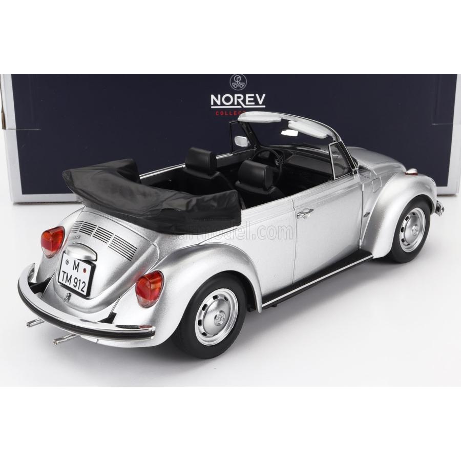 1/18 フォルクスワーゲン ビートル 1303 シルバー カブリオレ 1973 ミニカー 1/18 フォルクスワーゲン ビートル 1303 ノレブ NOREV 1/18